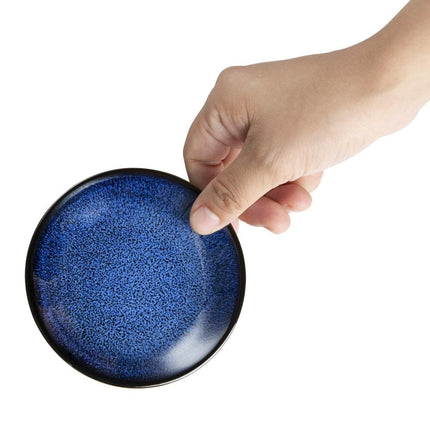 Midnight Blue Reactive Glaze Dipping Bowls 100mm | Olympia Luna | Earthenware 3