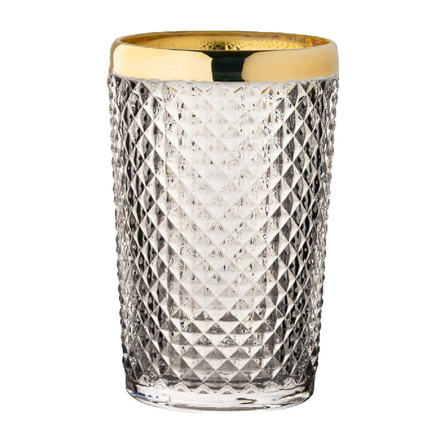 Dante Hiball Glass with Gold Rim | Utopia | 39 cl | Hand Wash Only