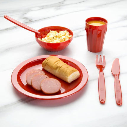 Polycarbonate Fruit Bowls Red 10.2cmØ 190ml | Olympia Kristallon | 12 Pieces 3