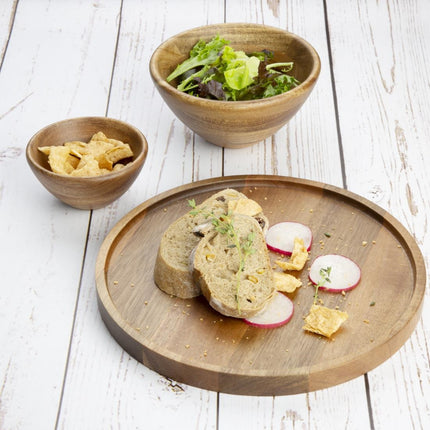 Acacia Round Plates 250mm Diameter | Olympia 5