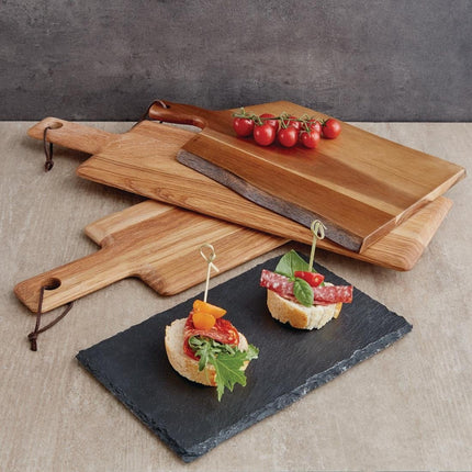 Acacia Wood Serving Board with Wavy Edge 38.5x21.5 cm | Olympia 3