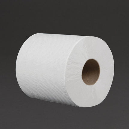 Jantex White 2-Ply Centrefeed Hand Towel Rolls 120m | 6 Rolls
