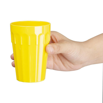 Olympia Kristallon Polycarbonate Tumblers 260 ml Yellow | Stackable 3