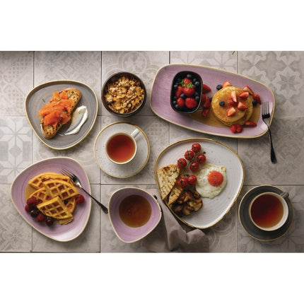 Stonecast Plate 22.9cm | Churchill Lavender Lotus 6