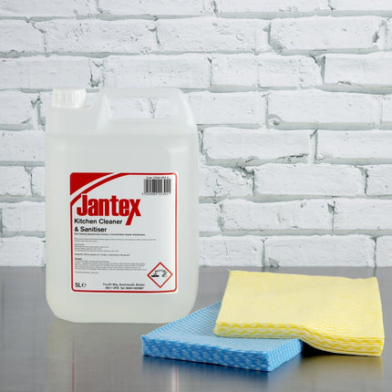 Jantex Solonet Blue Non-Woven Cleaning Cloths 33 x 58 cm | Pack of 50 5