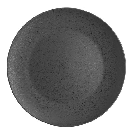 Black Round Plates 27cm | Olympia Fusion