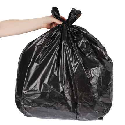 Heavy Duty Black Garbage Bags 70L | Jantex 3