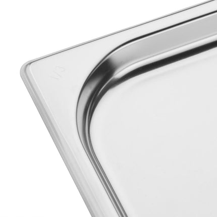 Stainless Steel GN 1/3 Container 20mm | Vogue 3
