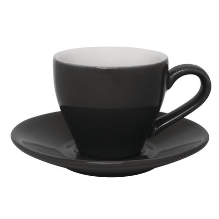 Olympia Café Espresso Saucers Grey Porcelain 2