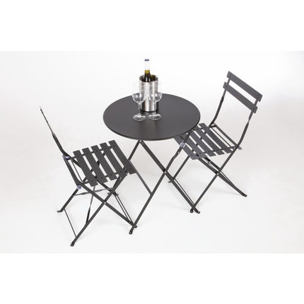 Steel Folding Chairs Black | Bolero 10