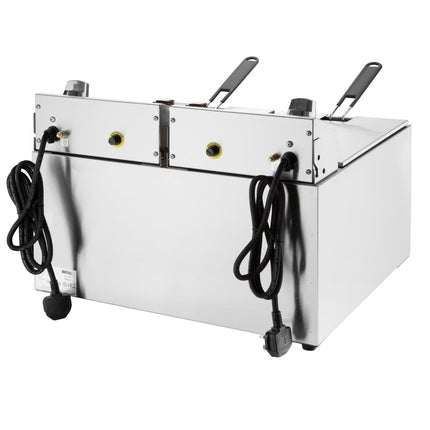 Double Electric Fryer with Timer | Buffalo | 2 x 8L Tanks | 2 x 2.9kW Elements 7