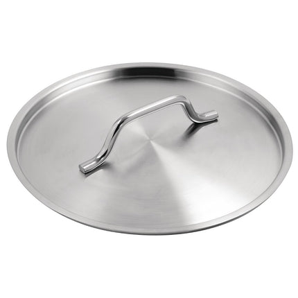 Vogue Stainless Steel 5L Saucepan with Lid 4
