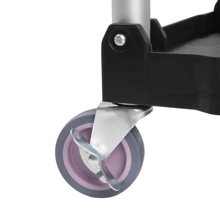 3-Tier Foldable Trolley Black | Vogue Compact 6