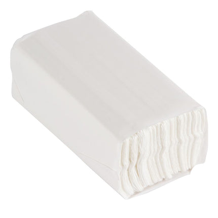 Jantex 2-Ply White C-Fold Hand Towels 160 Sheets 6
