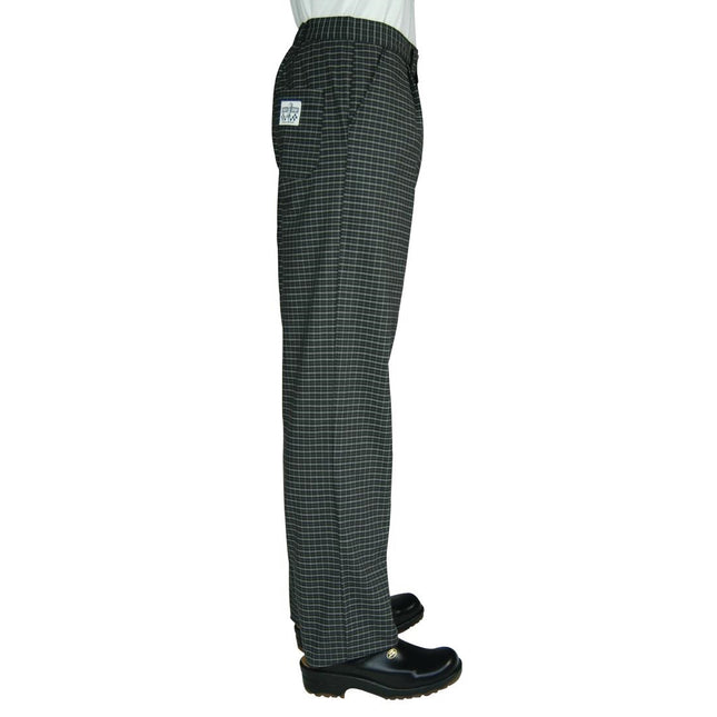 Chaud Devant Arezzo Grey Checked Chef Trousers 46