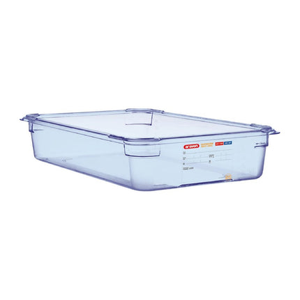 Blue ABS GN 1/1 Food Container 10 cm Deep | Araven