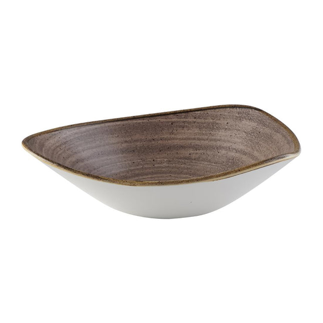 Bowls Raw Lotus Brown Semi-Matte | Churchill Stonecast Raw | 229mm 2