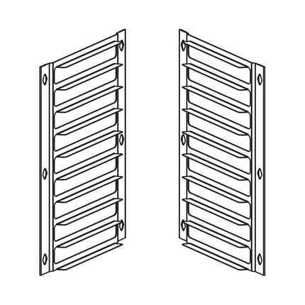 Conversion Kit from Baker's Size to GN 1/1 for GR206 | Gastro M