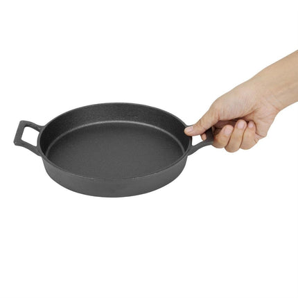 Round Cast Iron Serving Dish with Handles | Olympia | 200mm 5