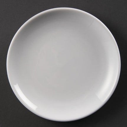 Whiteware Coupe Plates 18cm | Olympia