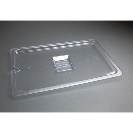 Polycarbonate Lid with Spoon Slot | Vogue | GN 1/1 4