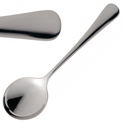 18/10 Stainless Steel Soup Spoons 170mm | Abert Matisse | 12 Pieces