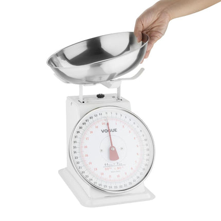 20kg Kitchen Scale with Large Stainless Steel Bowl | Vogue 3
