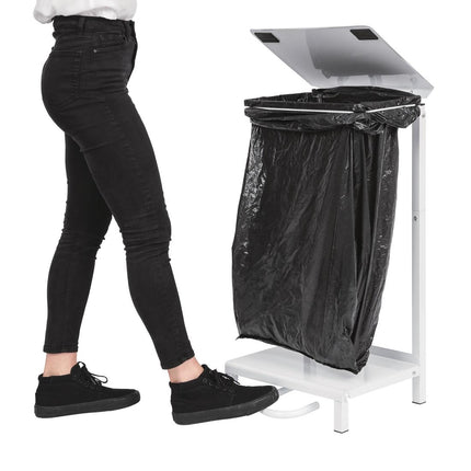 Jantex Freestanding Pedal Bin for Waste Bags 2