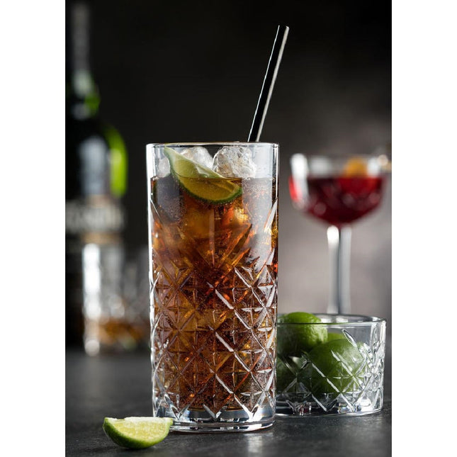 Vintage Style Longdrink Glasses 370ml | Utopia Timeless Vintage | 12 Pieces 2