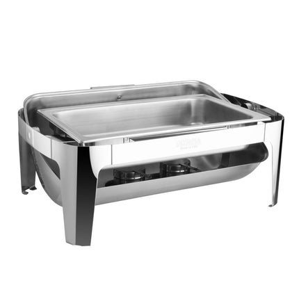 Rolltop Chafing Dish GN 1/1 18/8 Stainless Steel 44x67.5x53cm | Olympia Madrid 3
