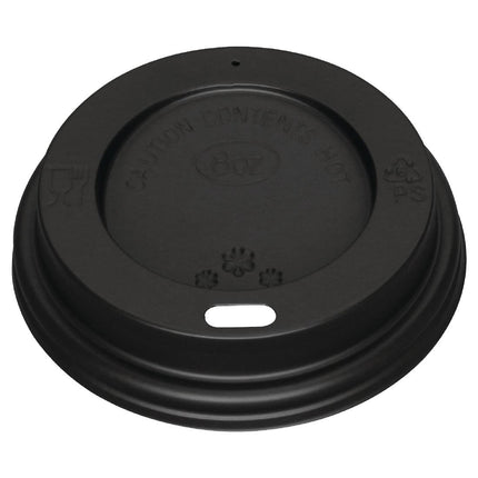 Recyclable Black Lid for Fiesta 225ml Coffee Cups