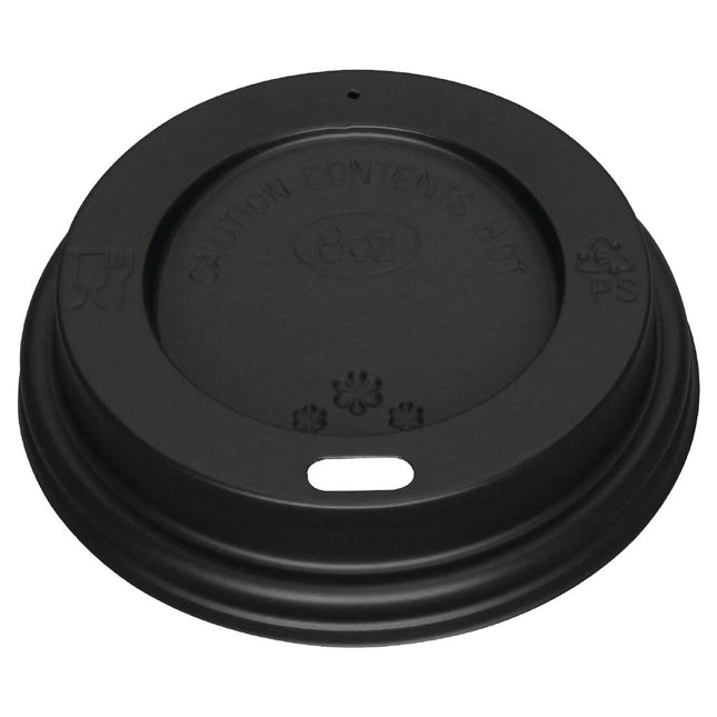 Recyclable Black Lid for Fiesta 225ml Coffee Cups