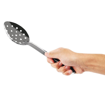 Stainless Steel Perforated Serving Spoon 28cm | Vogue 4