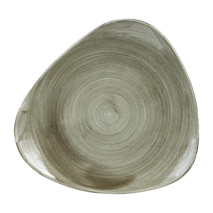 Stonecast Patina Burnished Green Lotus Long Plate 30.5cm | Churchill