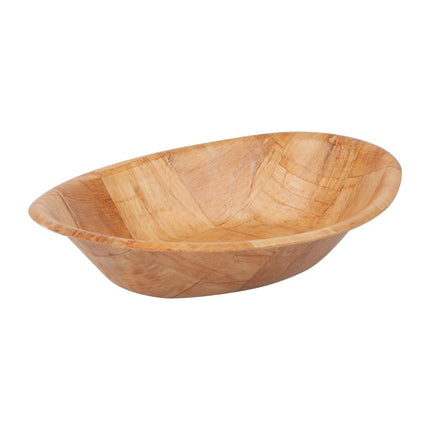 Large Oval Wooden Bowl