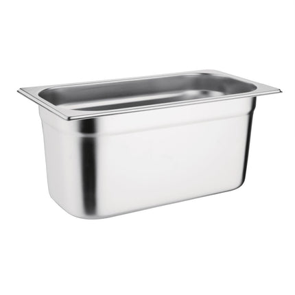 Stainless Steel Gastronorm Container Set 1/3 with Lids | Vogue