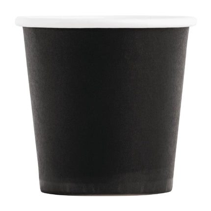 Recyclable Single-Wall Black Espresso Cups | Fiesta | 12cl 3