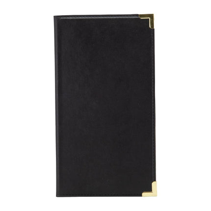 Classic Black Leather Bill Presenter | Securit
