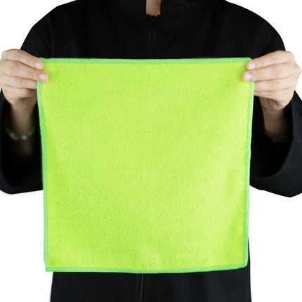 Microfiber Cleaning Cloths Green | Jantex | 40x40 cm 2