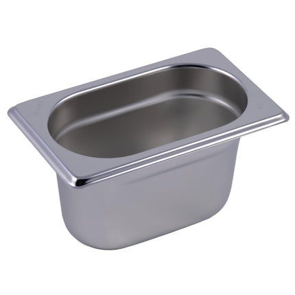 Stainless Steel GN 1/9 Container 10cm Depth | Gastro M