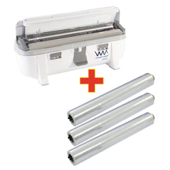Wrapmaster 3000 Dispenser with 3 Rolls of 300m Cling Film