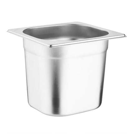 Stainless Steel 1/6 Gastronorm Pan Set with Lids (6 Pieces) | Vogue