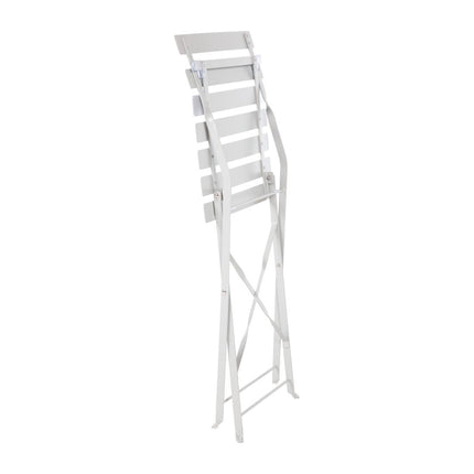 Steel Folding Chairs Grey | Bolero 6
