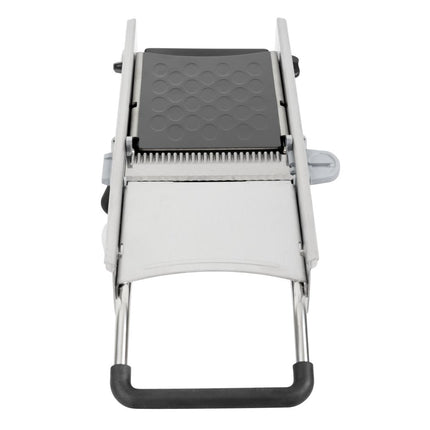 Stainless Steel Mandoline Slicer with Santoku Blade and Julienne Inserts | De Buyer Revolution Master 4