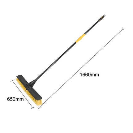 Heavy-Duty Broom and Handle Set with 24" Squeegee | Jantex 6
