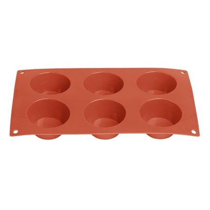 Vogue Silicone Round Baking Mold 6 Cup