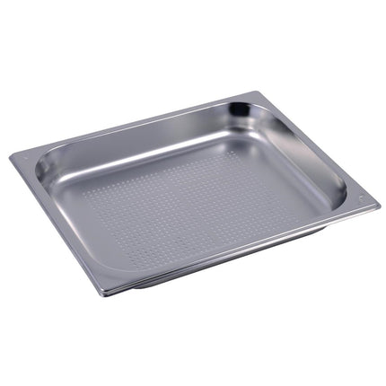 Perforated Stainless Steel GN 1/2 Pan 6.5cm Deep | Gastro M