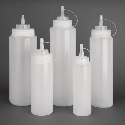 Flexible Squeeze Bottle Transparent 994ml | Vogue 5