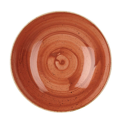 Evolve Coupe Bowl Spiced Orange Stonecast | Churchill | 24.8cm