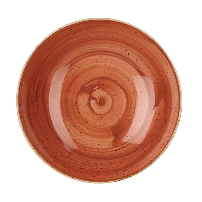 Evolve Coupe Bowl Spiced Orange Stonecast | Churchill | 24.8cm